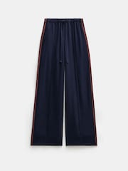 Hush Blue Petunia Side Stripe Trousers - Image 6 of 6