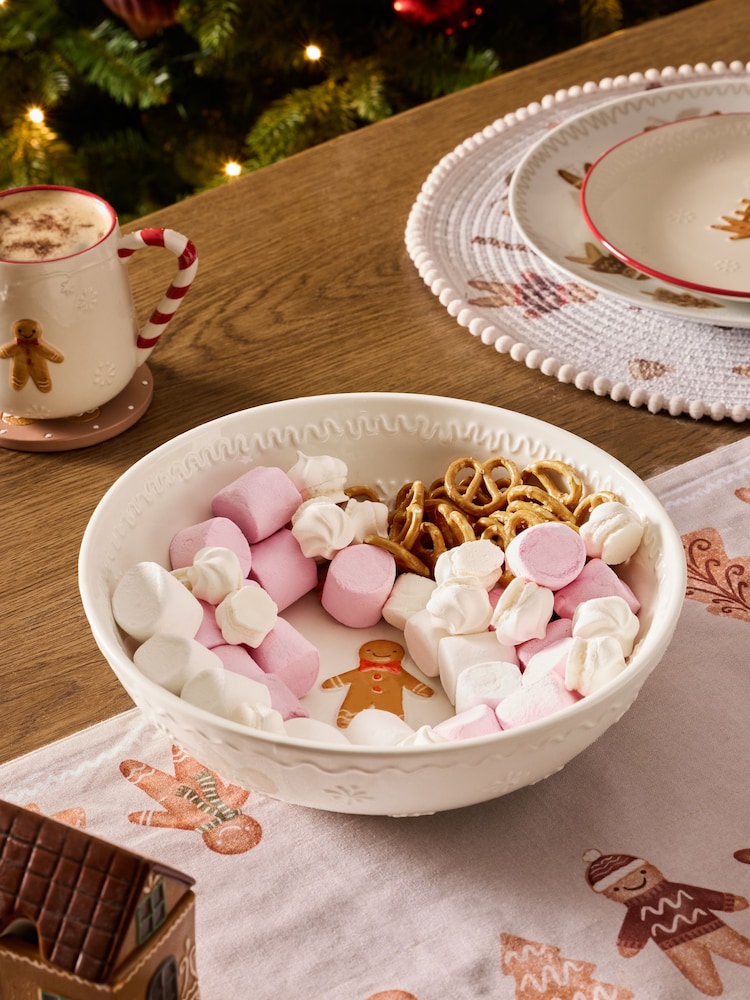 Natural Gingerbread Serving Bowl - Image 2 of 5