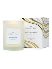 Made by Zen Signature Fresh Linen Scented Candle - Image 3 of 3