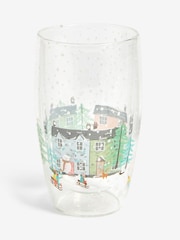 Set of 2 Multi Christmas Mini Scene Tumbler Glasses - Image 1 of 1