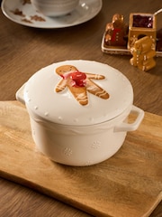 Cream Gingerbread Cassorole Dish - Image 2 of 5