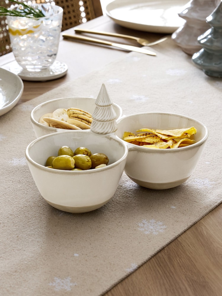 Natural Cosy Christmas Tree Dip Set - Image 1 of 5 Natural Cosy Christmas Tree Dip Set - Image 1 of 5