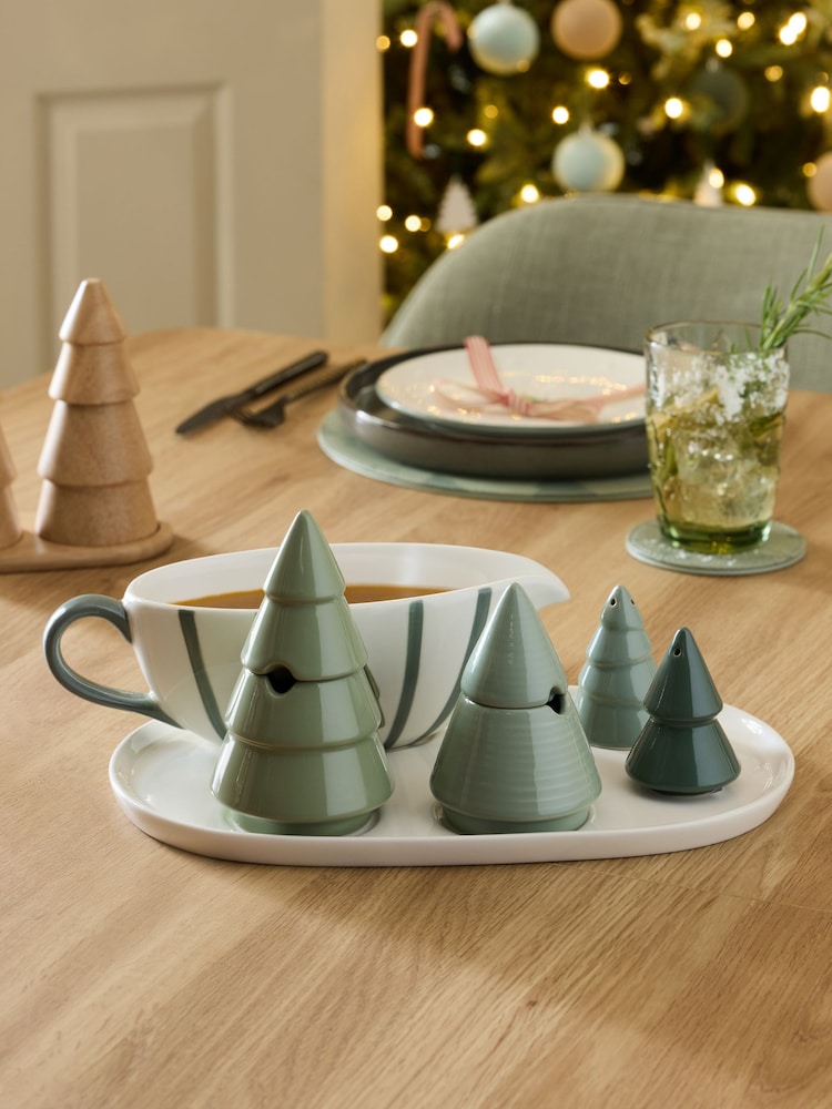 Green Christmas Tree Centrepiece - Image 2 of 7