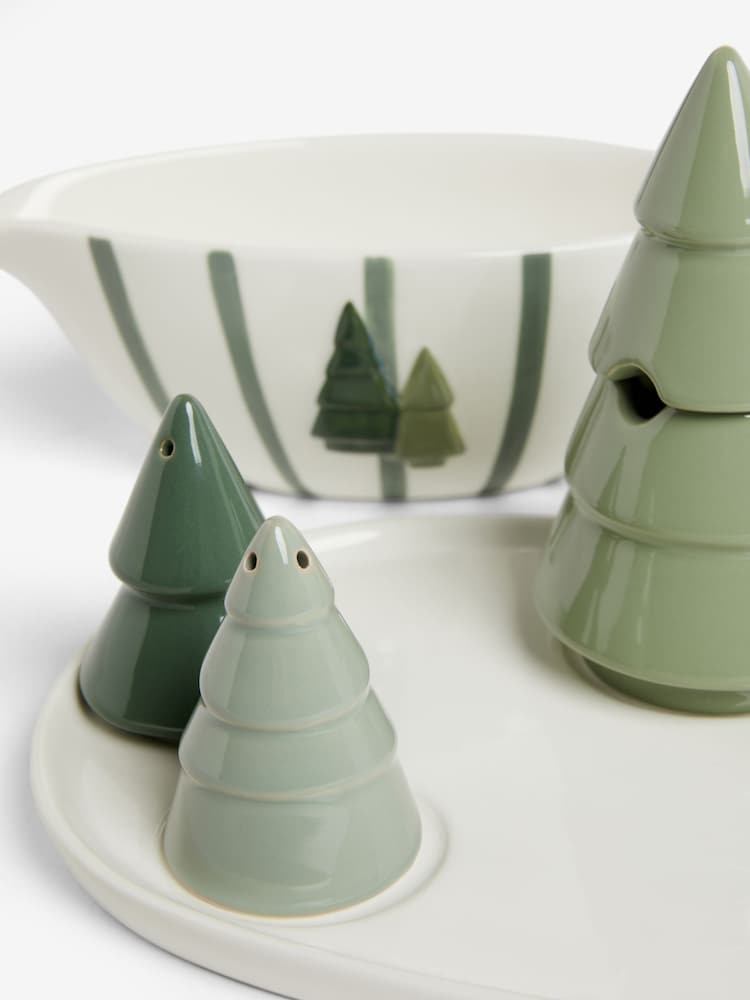 Green Christmas Tree Centrepiece - Image 7 of 7