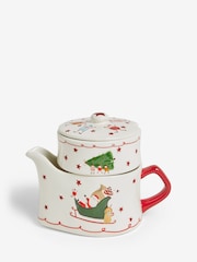 Santa Stacking Gravy Boat and Condiment Pot - Slika 7 iz 7