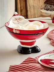 Red Santa Serving Bowl - Image 1 of 7