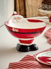 Red Santa Serving Bowl - Image 2 of 7