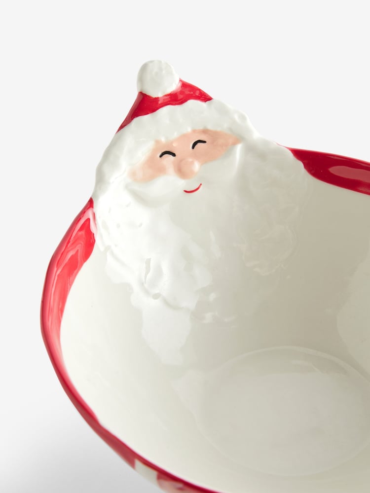 Red Santa Serving Bowl - Image 7 of 7