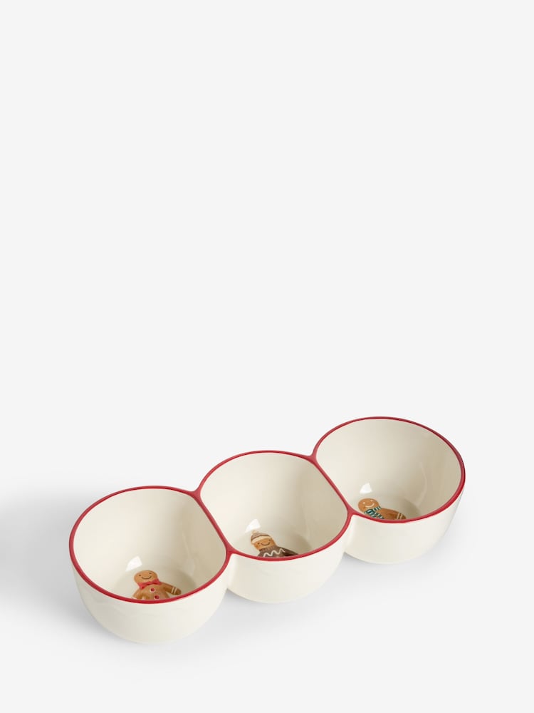 Natural Gingerbread Nibble and Dip Bowl - Image 1 of 4