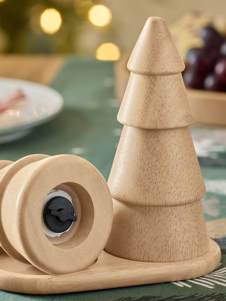 Christmas Tree Wood Grinders with Tray - Bild 2 von 3
