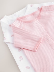 Pink Baby Premature Sleepsuit Set 6 Piece (0-0mths) - Image 2 of 4