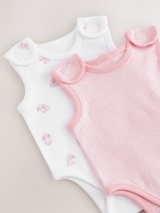 Pink Baby Premature Sleepsuit Set 6 Piece (0-0mths) - Image 3 of 4