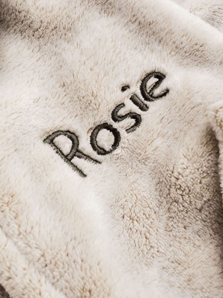 My 1st Years Personalised Deer Fleece Dressing Gown - Image 2 of 5