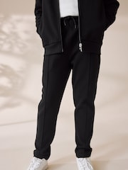 Black Smart Jersey Bomber Jacket And Joggers Set (3-16yrs) - Image 3 of 8