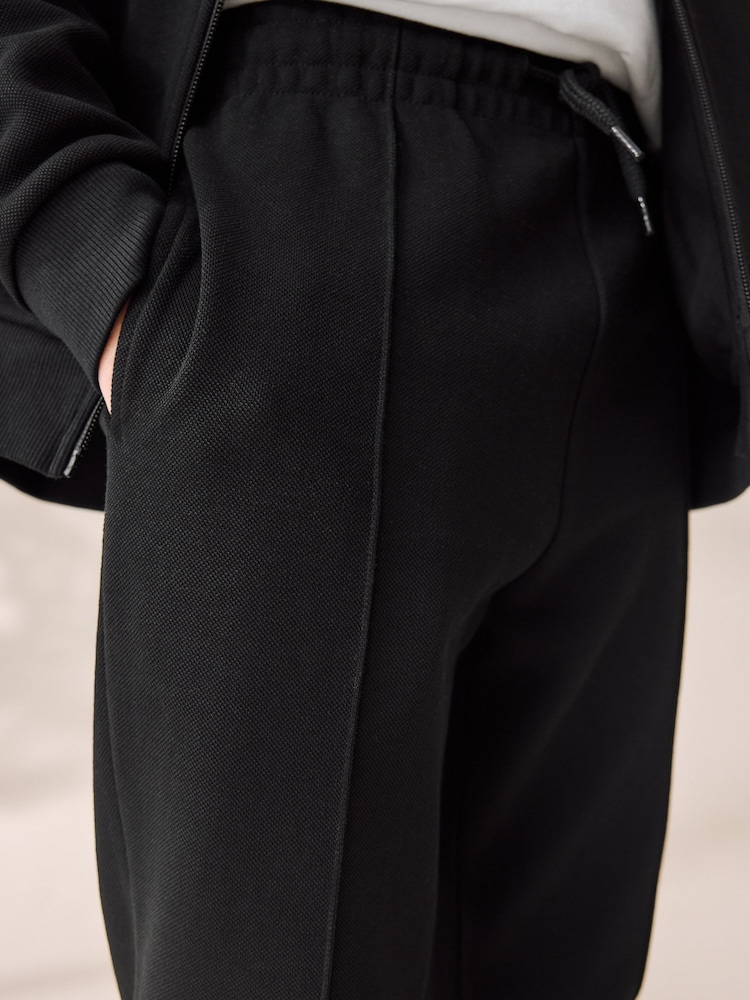 Schwarz - Elegantes Jersey-Set aus Bomberjacke und Jogginghose (3–16 J.) - Image 4 of 8