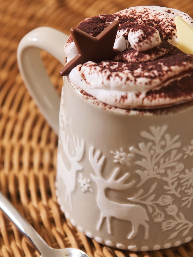 Natural Christmas Reindeer Mug - Image 1 of 3