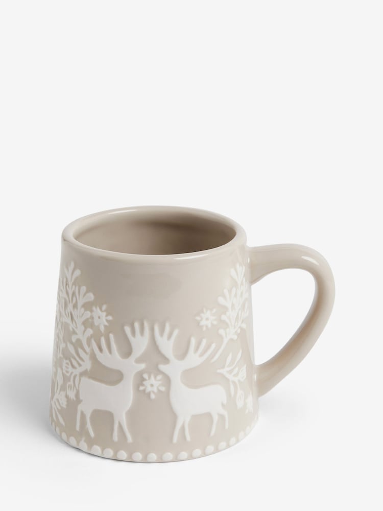 Natural Christmas Reindeer Mug - Image 3 of 3