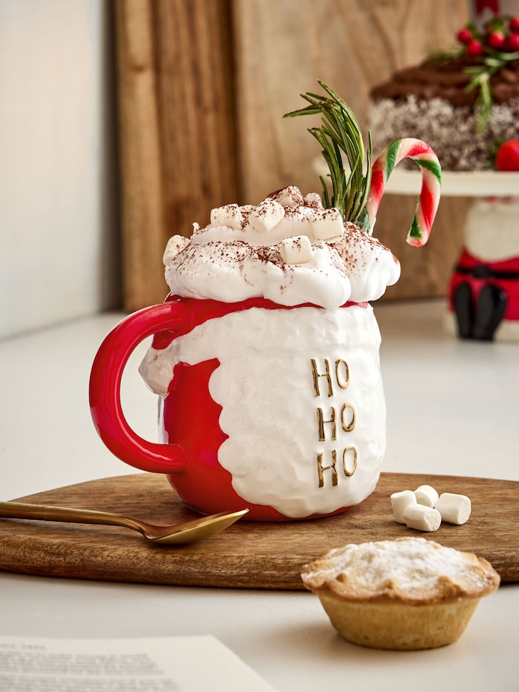 Red Christmas Santa Mug - Image 2 of 4 Red Christmas Santa Mug - Image 2 of 4