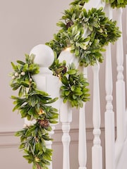 Dibor Green Wild Privet Light Up Garland - Image 4 of 4