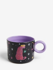 Multi Bright Christmas Party Leopard Mug - Image 1 of 1