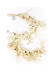 Dibor Cream Pampas Light Up Garland - Image 2 of 4