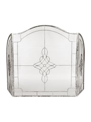 Dibor Silver Antique Pewter Three Fold Firescreen - Image 2 of 4