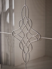 Dibor Silver Antique Pewter Three Fold Firescreen - Image 4 of 4