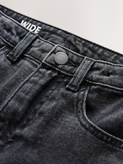 Black 100% Cotton Denim Multipocket Cargo Jeans (3-16yrs) - Image 8 of 9
