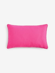 Lucy Tiffney Green Christmas Bows Needlepoint Cushion - Image 5 of 6