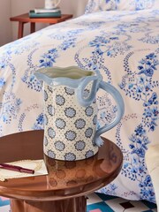 Cath Kidston Blue Bow Jug Vase - Image 2 of 11