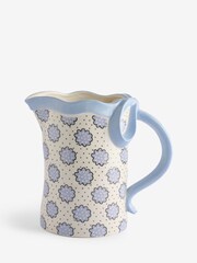 Cath Kidston Blue Bow Jug Vase - Image 3 of 11