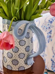Cath Kidston Blue Bow Jug Vase - Image 4 of 11