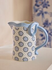 Cath Kidston Blue Bow Jug Vase - Image 9 of 11