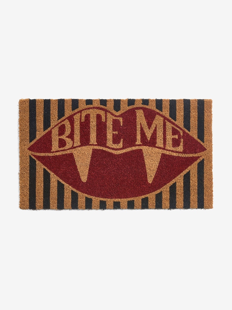 Rockett St George Bite Me Halloween Doormat - Image 2 of 5