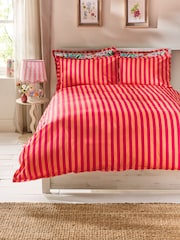 Lucy Tiffney Rose Dahlias 180 Thread Count Duvet Cover and Pillowcase Set - Image 2 of 5