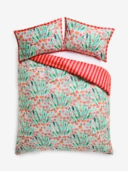 Lucy Tiffney Rose Dahlias 180 Thread Count Duvet Cover and Pillowcase Set - Image 5 of 5