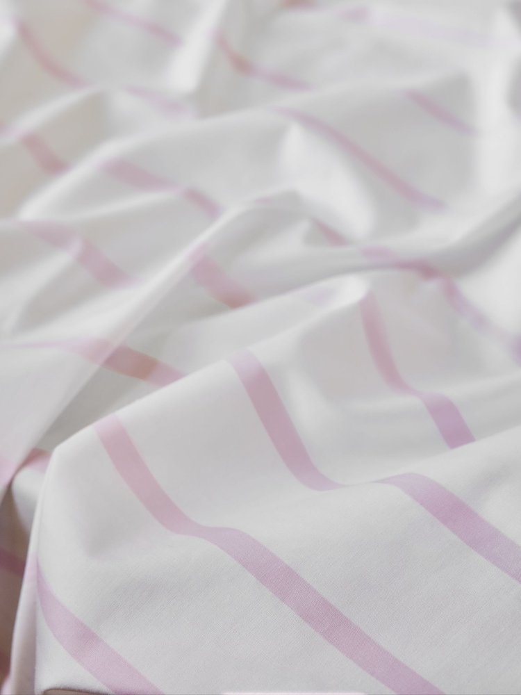 Shabby Chic by Rachel Ashwell® Pink Cabana Stripe Deep Fitted Sheet - Image 3 of 3 Shabby Chic by Rachel Ashwell® Pink Cabana Stripe Deep Fitted Sheet - Image 3 of 3