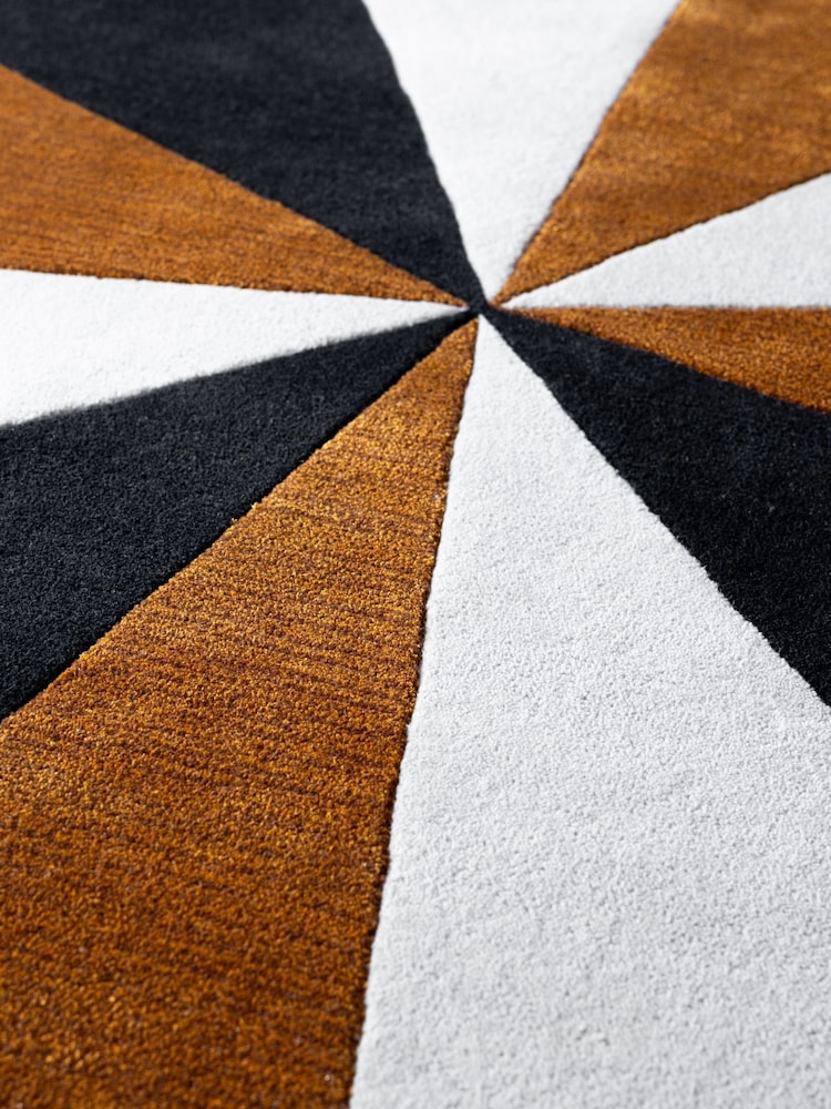 Rockett St George Multi Starburst Wool Tufted Rug - Image 2 of 3