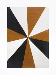 Rockett St George Multi Starburst Wool & Viscose Tufted Rug - Image 4 of 4