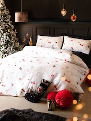 Rockett St George Fiercely Festive Duvet Cover and Pillowcase Set - Image 1 of 3