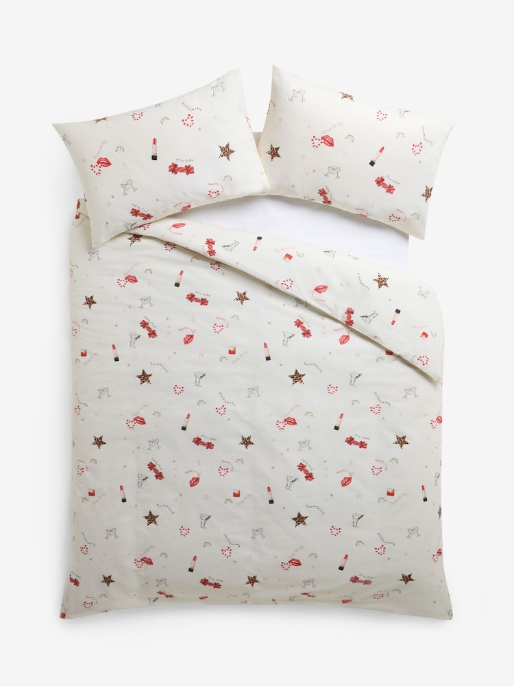 Rockett St George Fiercely Festive Duvet Cover and Pillowcase Set - Image 4 of 4