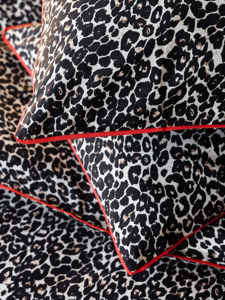 Rockett St George Snow Leopard 180 Thread Count Duvet Cover and Pillowcase Set - Image 2 of 4 Rockett St George Snow Leopard 180 Thread Count Duvet Cover and Pillowcase Set - Image 2 of 4