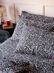 Rockett St George Snow Leopard 180 Thread Count Duvet Cover and Pillowcase Set - Image 4 of 6