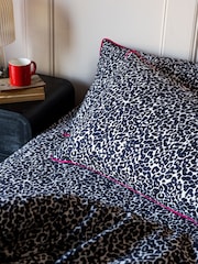 Rockett St George Snow Leopard 180 Thread Count Duvet Cover and Pillowcase Set - Image 5 of 6