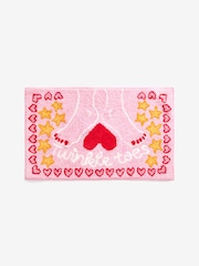 Cath Kidston Pink Twinkle Toes Slogan 100% Cotton Bath Mat - Image 3 of 3