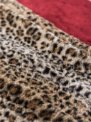 Rockett St George Leopard Faux Fur Throw - Image 2 of 5