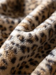 Rockett St George Leopard Faux Fur Throw - Image 3 of 5