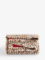 Rockett St George Leopard Love Faux Fur Throw - Image 6 of 6