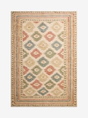 Nina Campbell Multi Diamond Woven Jute Rug - Image 5 of 5