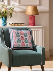 Nina Campbell Primrose Hill Embroidered Cushion - Bild 1 von 5
